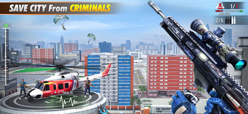 Sniper Ops: Gun Shooting Games screenshot 1 - screenshot
