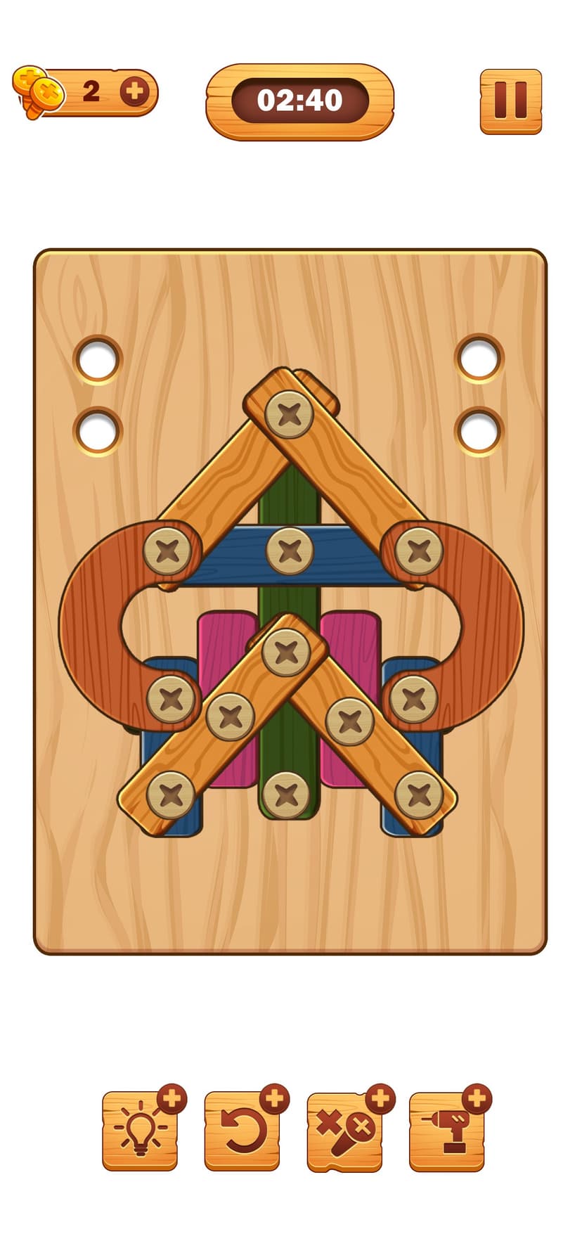 Screw Puzzle: Wood Nut & Bolt™ screenshot 6 - screenshot