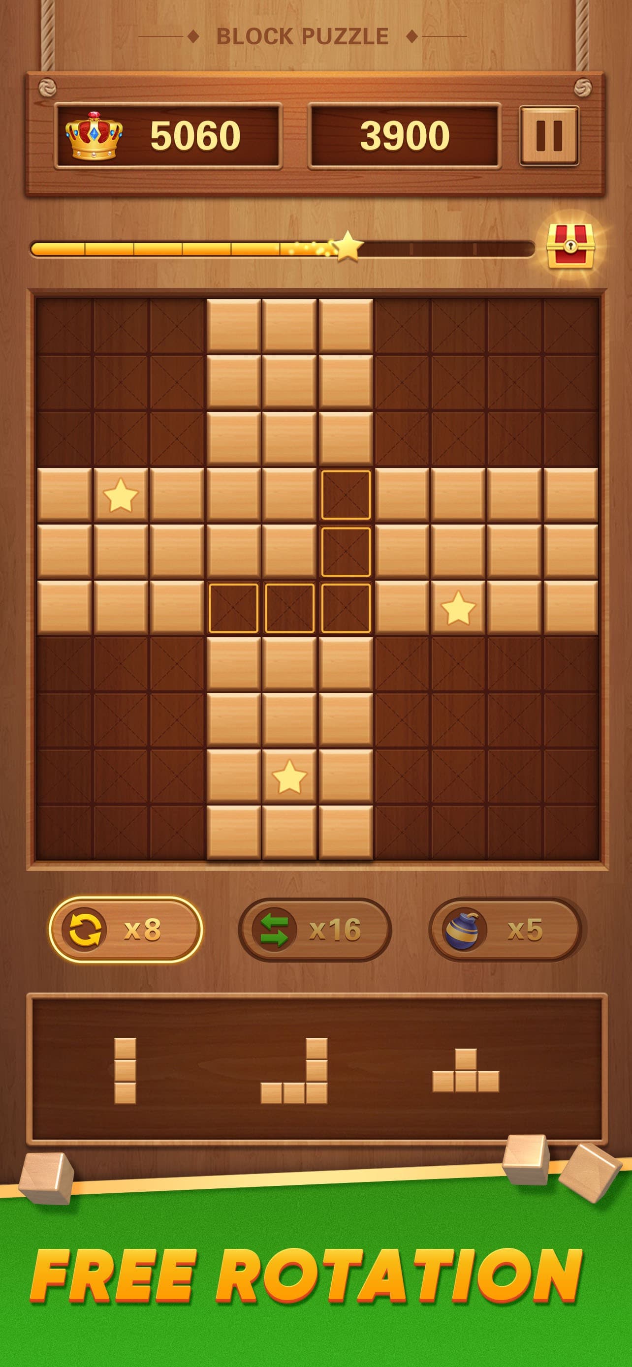 Block Puzzle Wood Blast screenshot 3 - screenshot