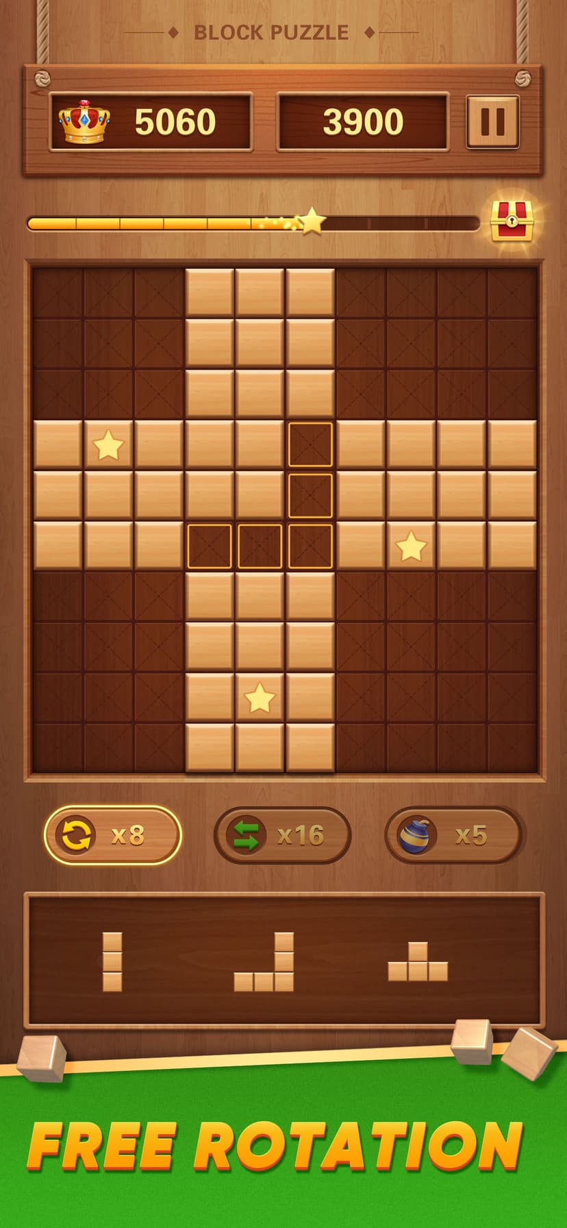 Block Puzzle Wood Blast screenshot 3 - screenshot