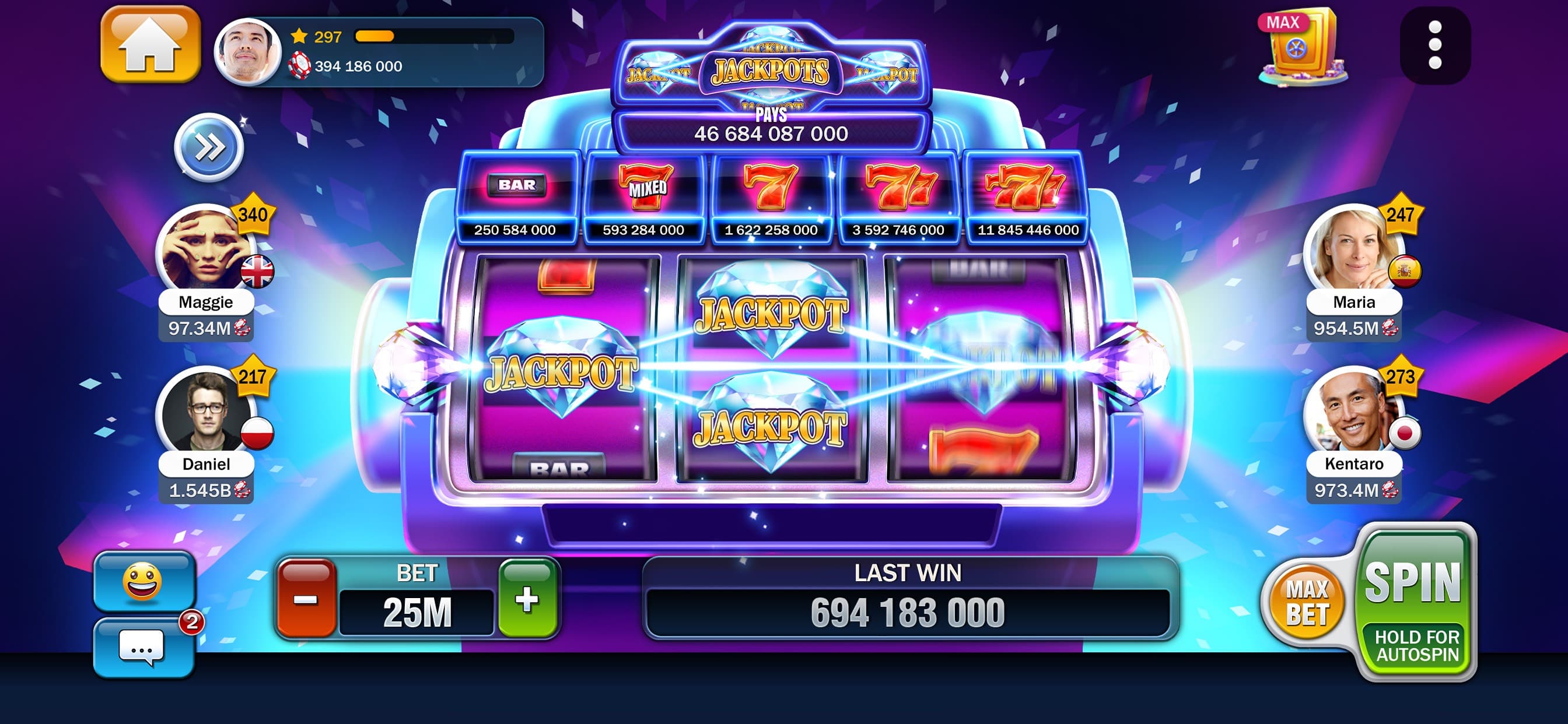 Huuuge Casino Slots Games 777 screenshot 4 - screenshot