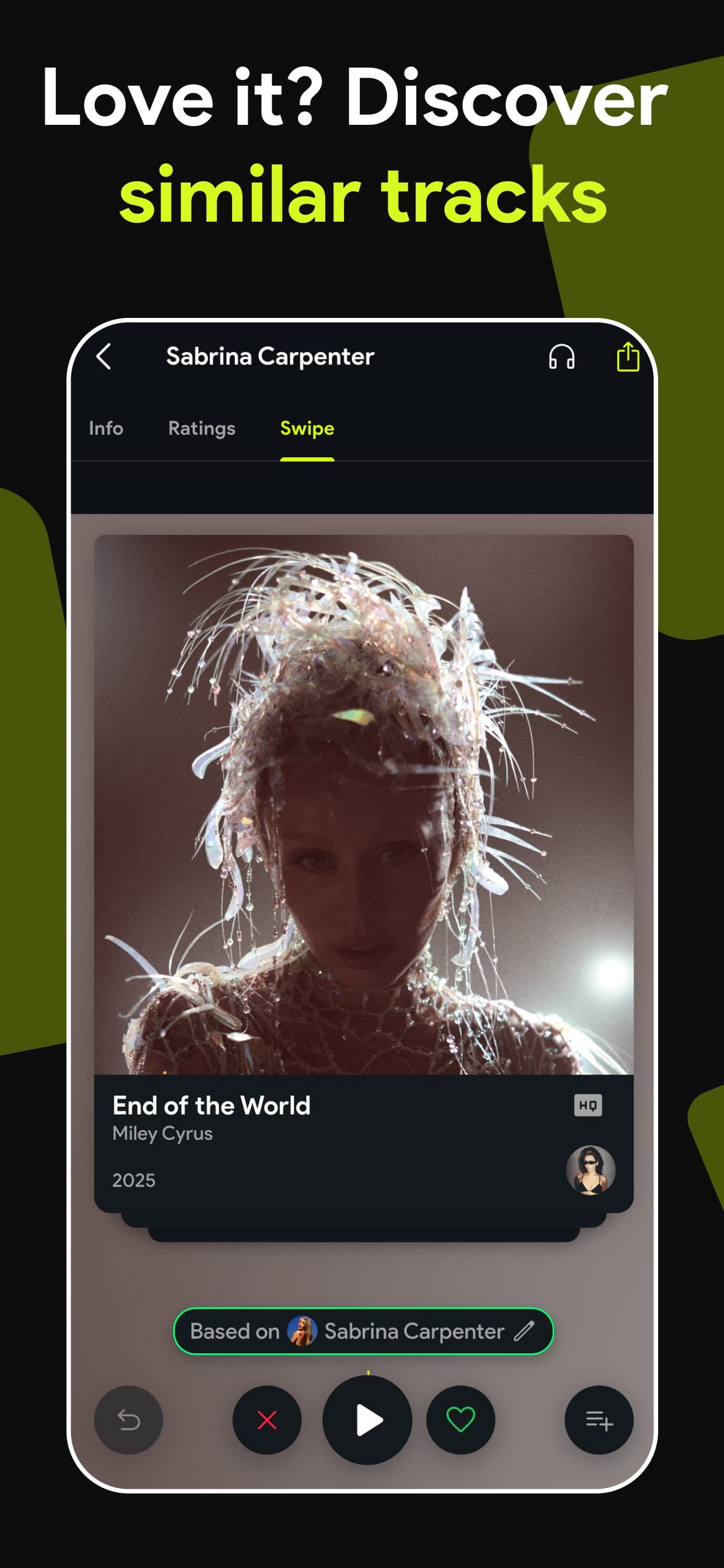 Swipefy: Find Music on Spotify screenshot 6 - screenshot
