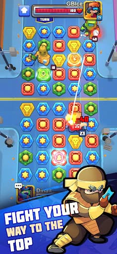 Puzzle Wars:Heroes - Match RPG screenshot 2 - screenshot
