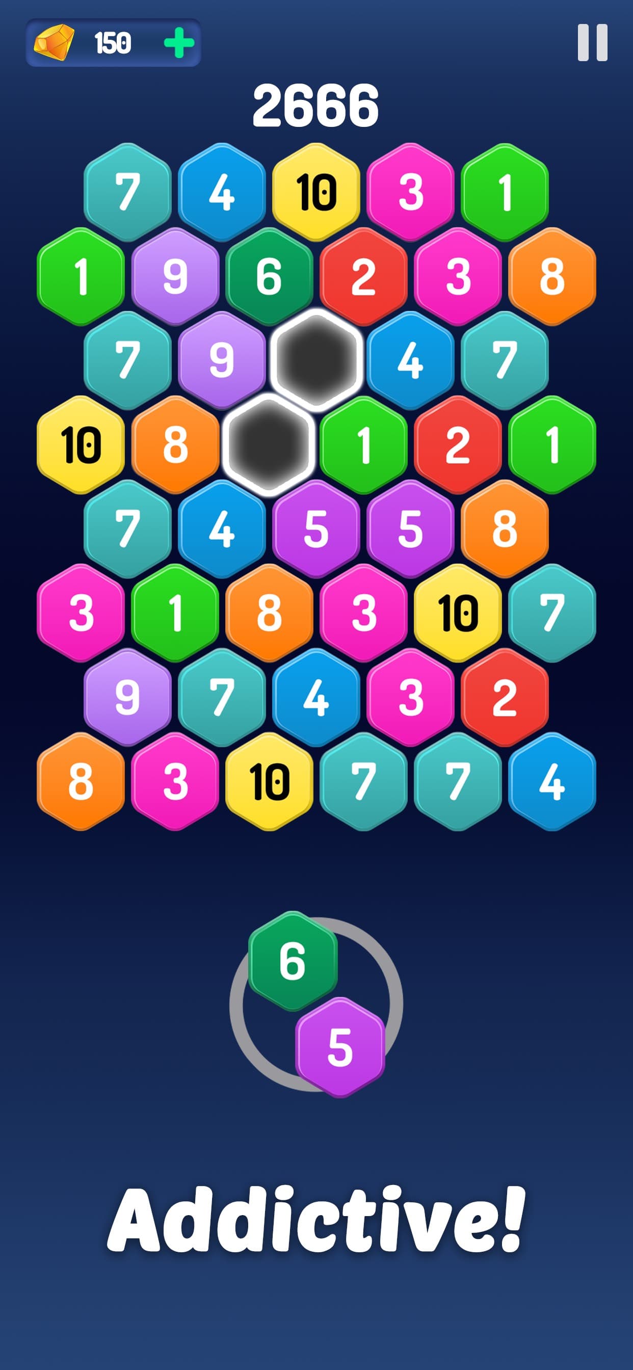 Merge Hexa™ Number Puzzle Game screenshot 2 - screenshot
