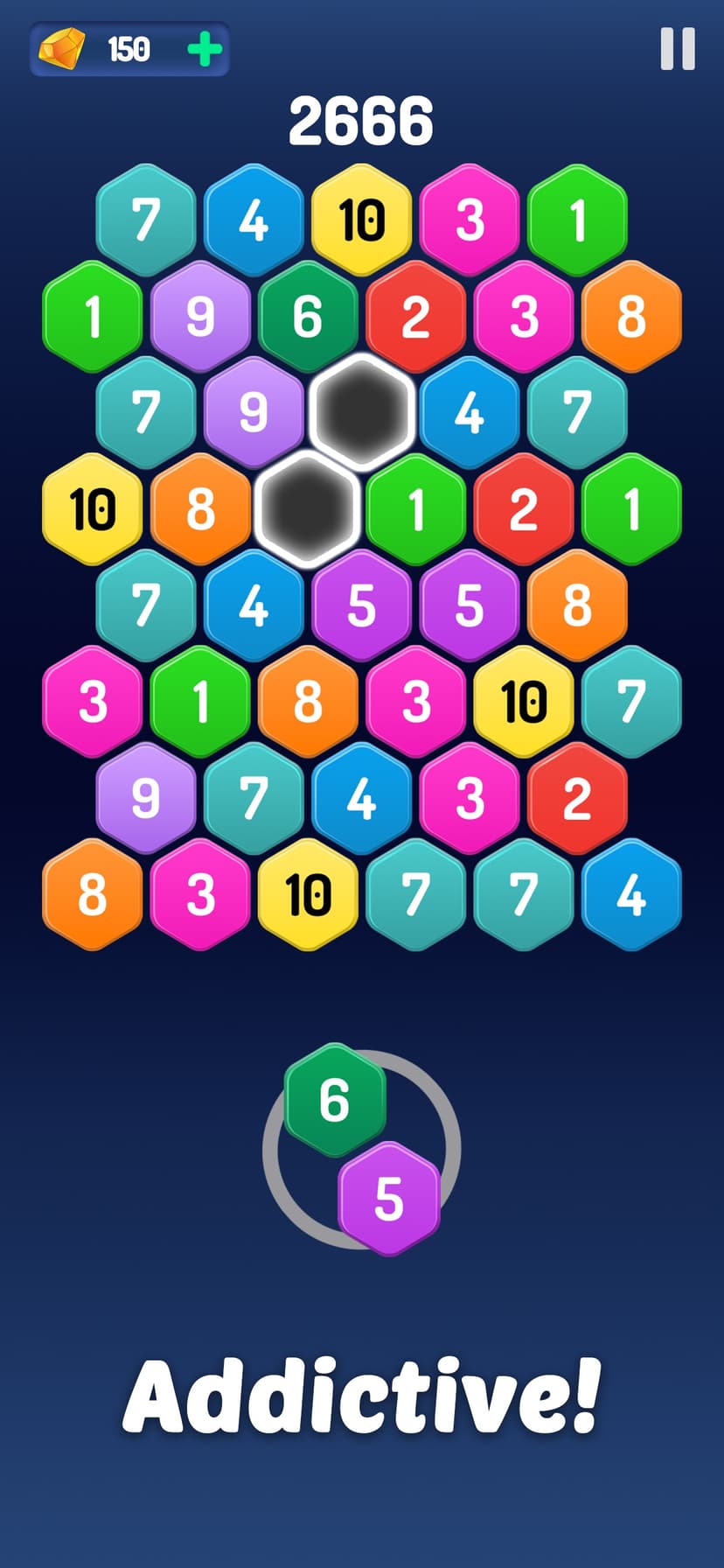 Merge Hexa™ Number Puzzle Game screenshot 2 - screenshot