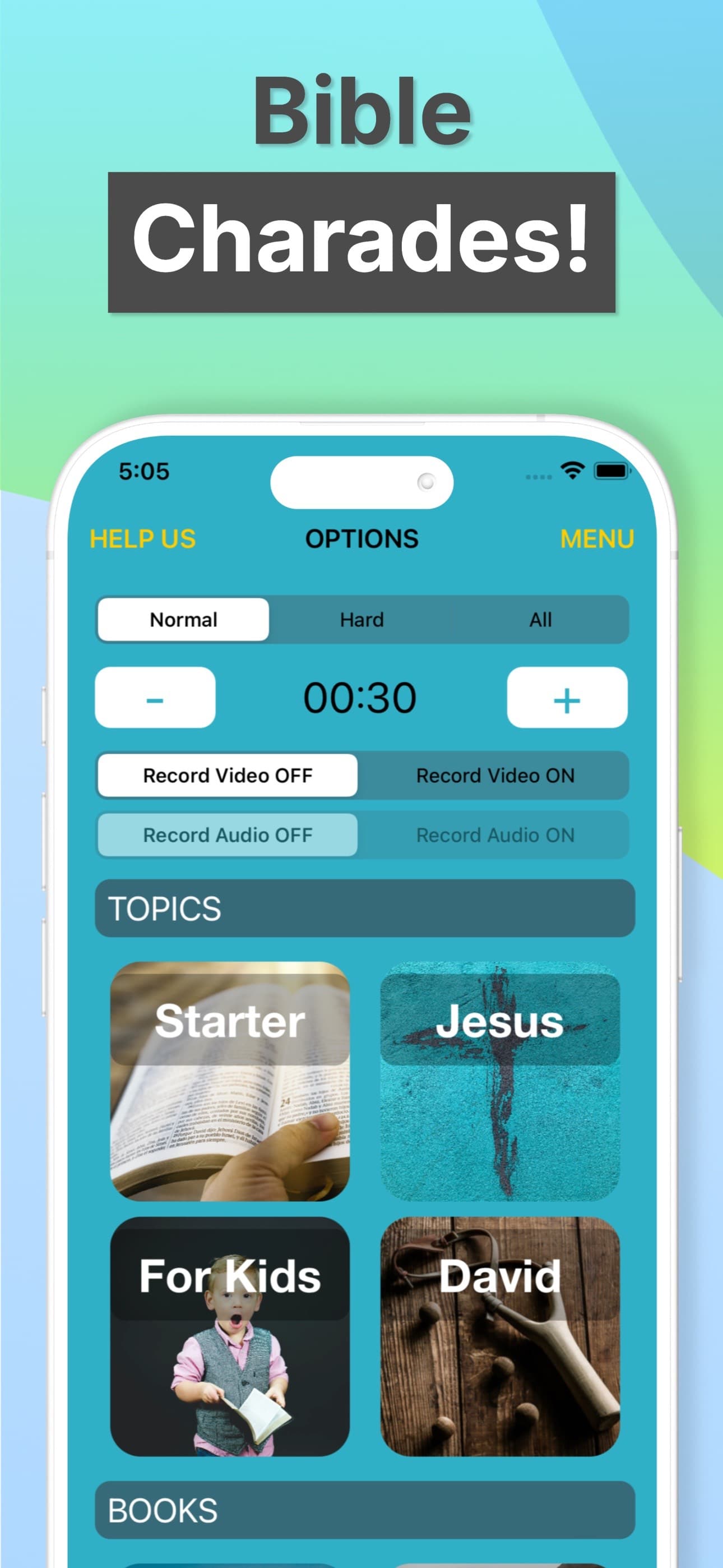 Bible Charades - Heads Up Game screenshot 1 - screenshot