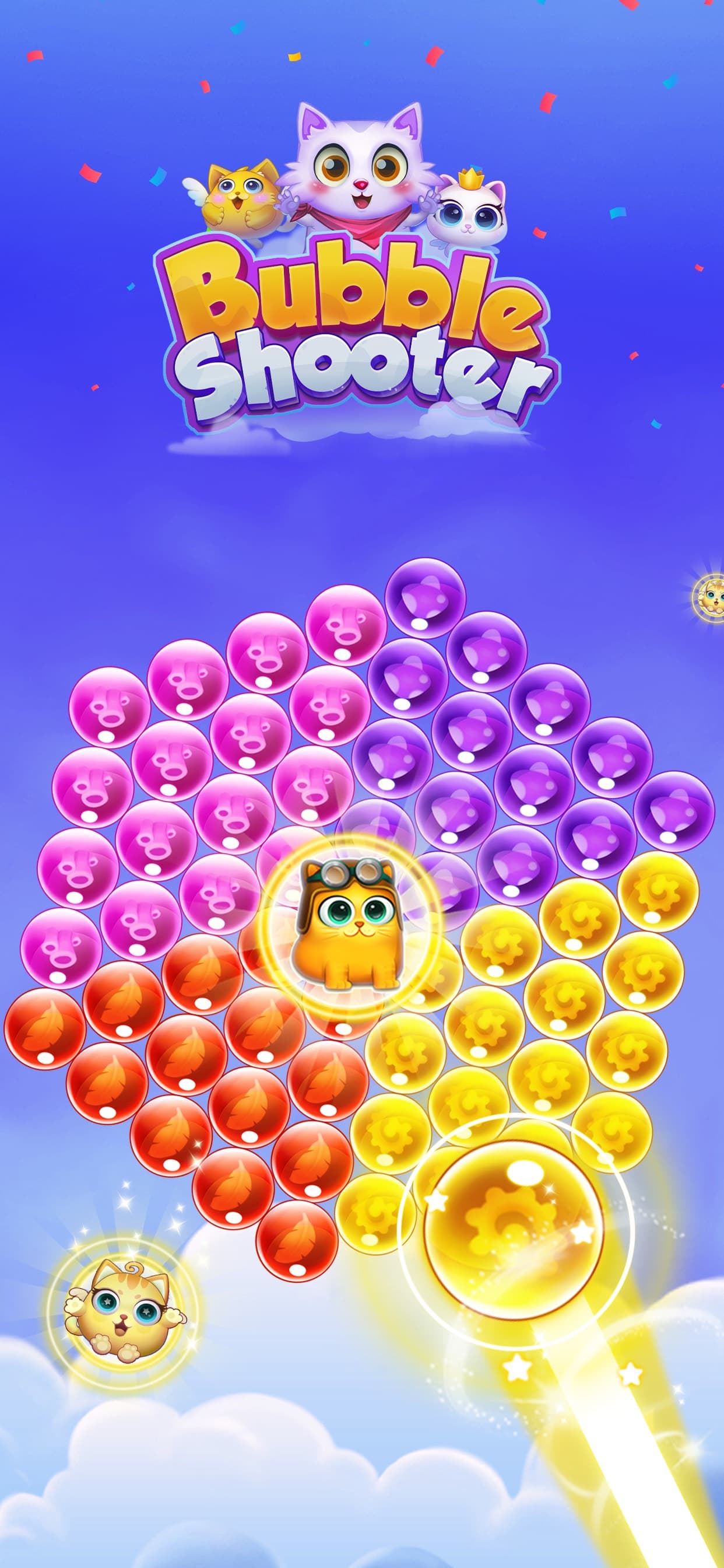 Bubble Shooter: Cat Pop Game screenshot 2 - screenshot