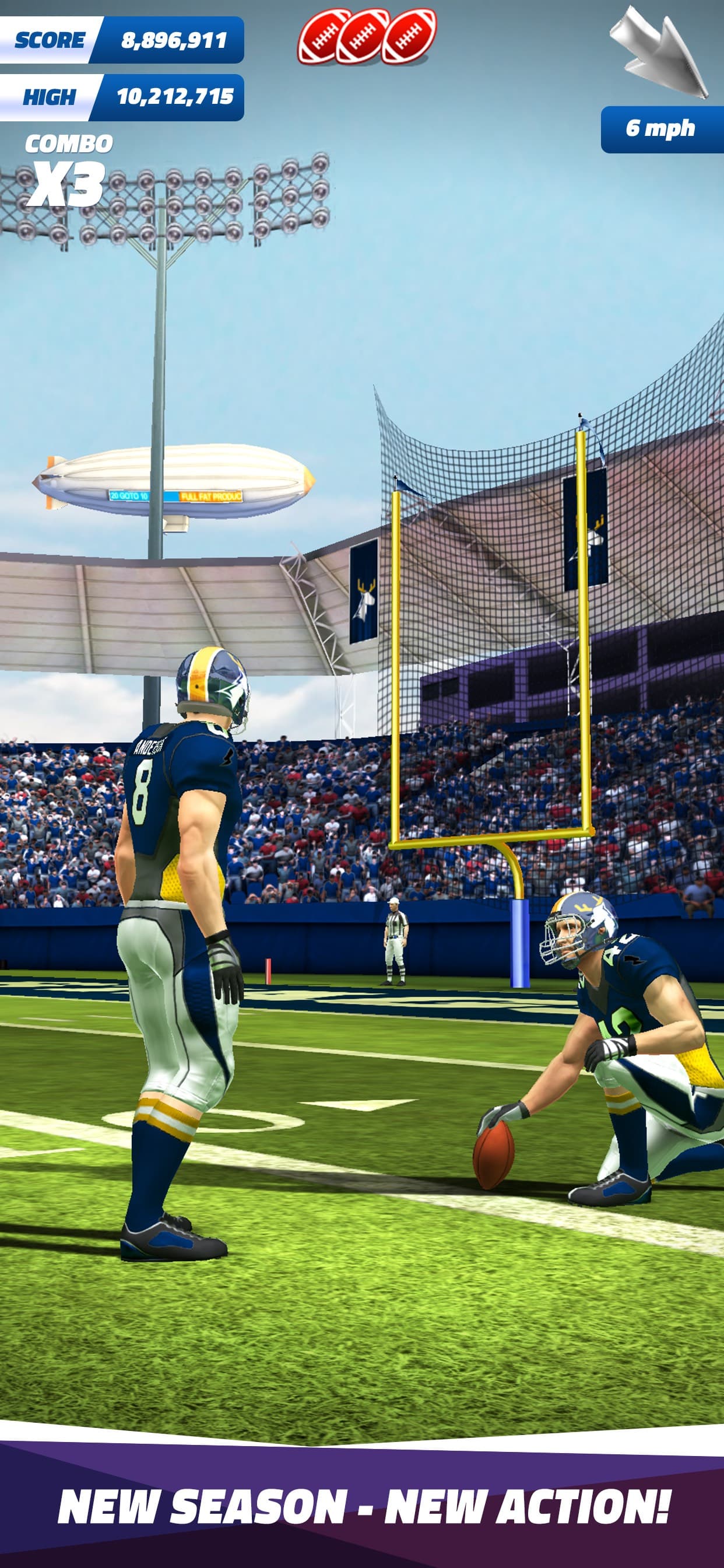 Flick Field Goal 25 screenshot 1 - screenshot