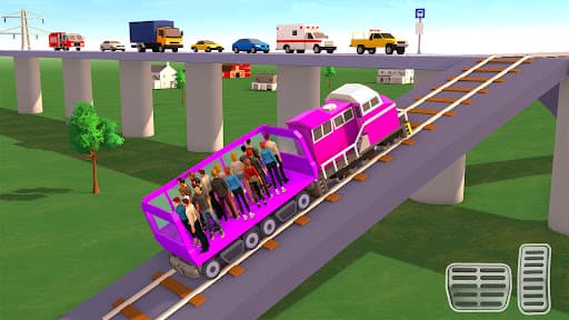 Passenger Express Train Game screenshot 1 - screenshot