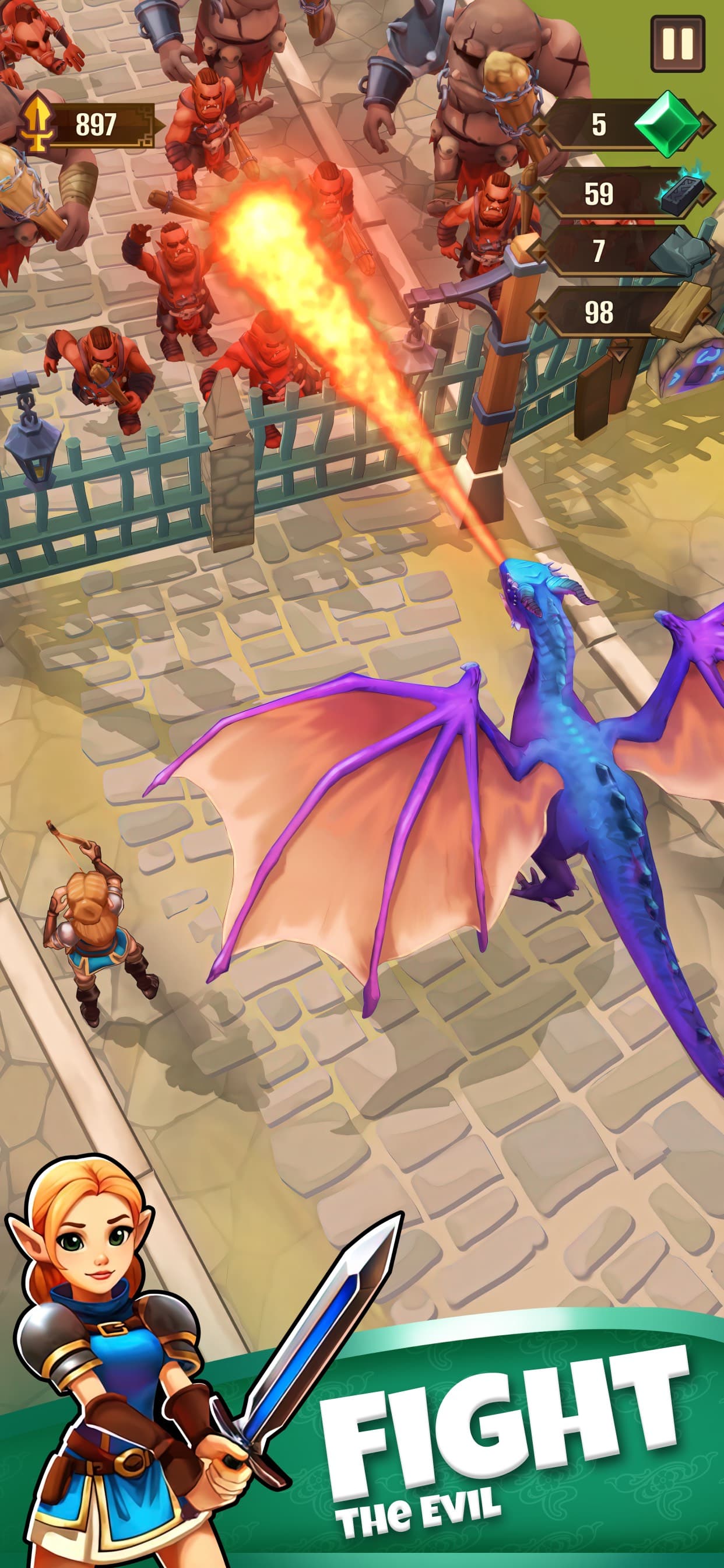 Elvenrage: Fight & Survive screenshot 1 - screenshot