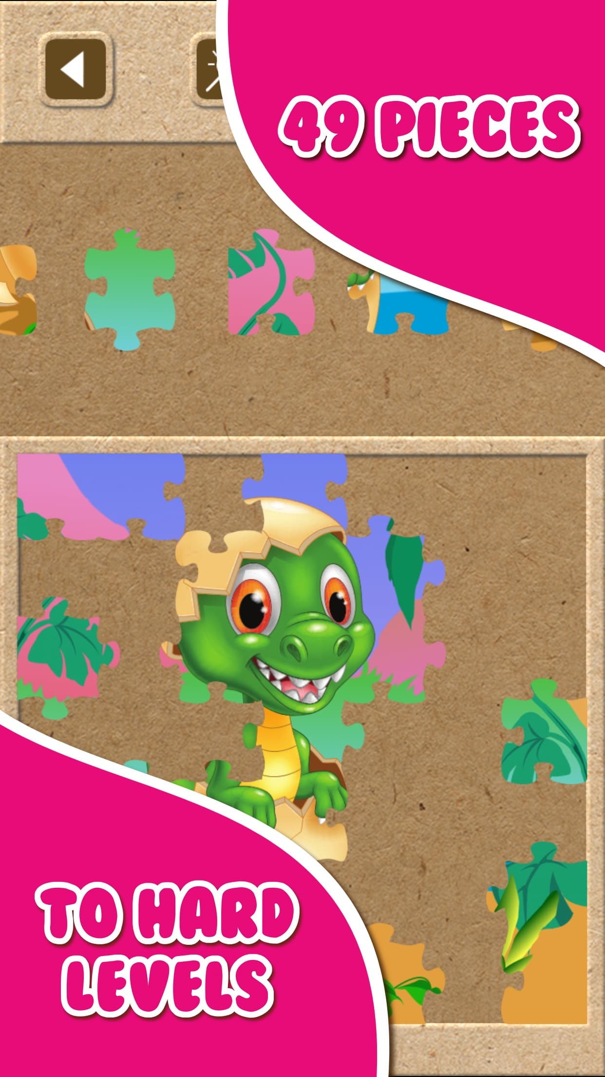 Dinosaur Jigsaw Puzzle.s Free Toddler.s Kids Games screenshot 4 - screenshot