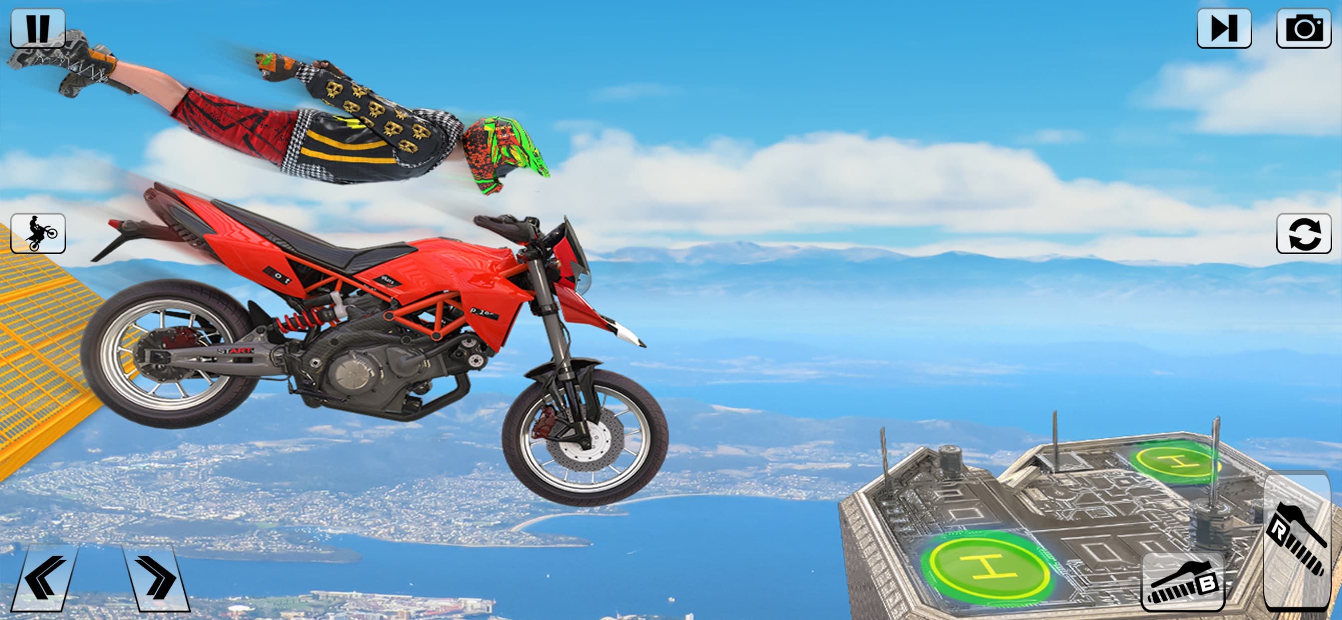 Bike 360 Flip Stunt game 3d screenshot 7 - screenshot