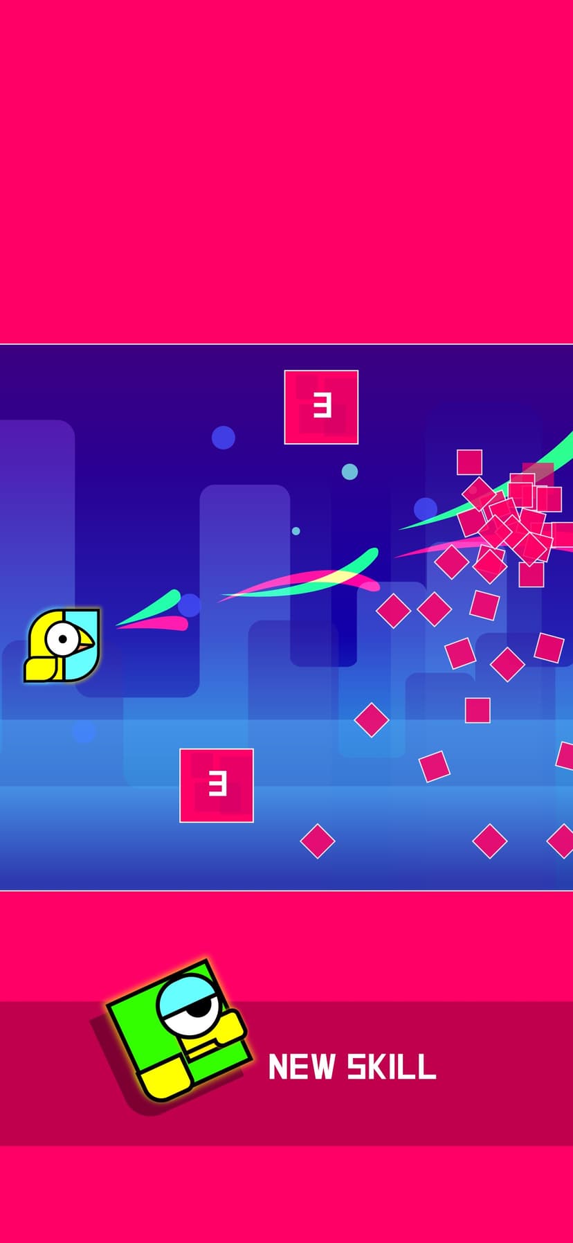 Square Bird Watch - Block Jump screenshot 3 - screenshot
