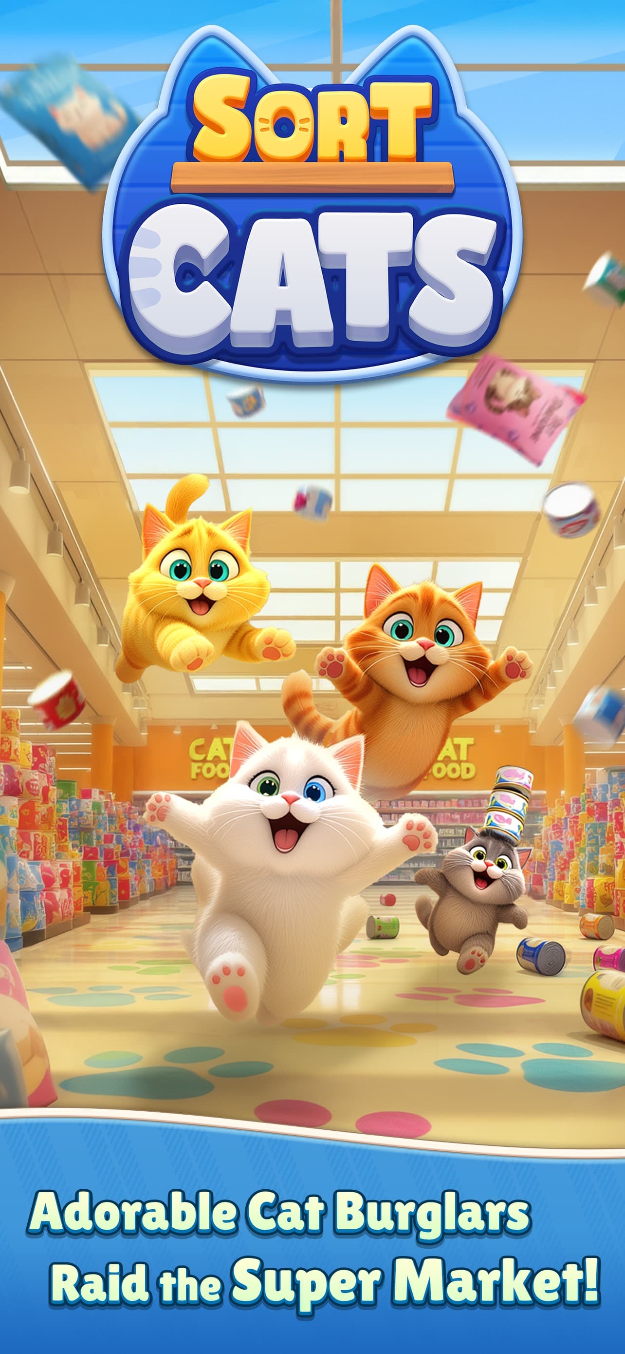 Sort Cats: Goods Puzzle screenshot 1 - screenshot