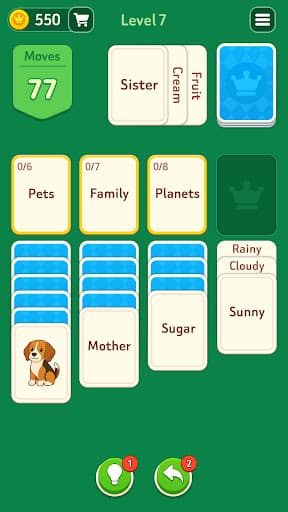 Solitaire Word Fun! screenshot 1 - screenshot