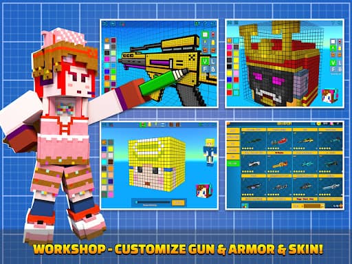 Cops N Robbers:Pixel Craft Gun screenshot 23 - screenshot