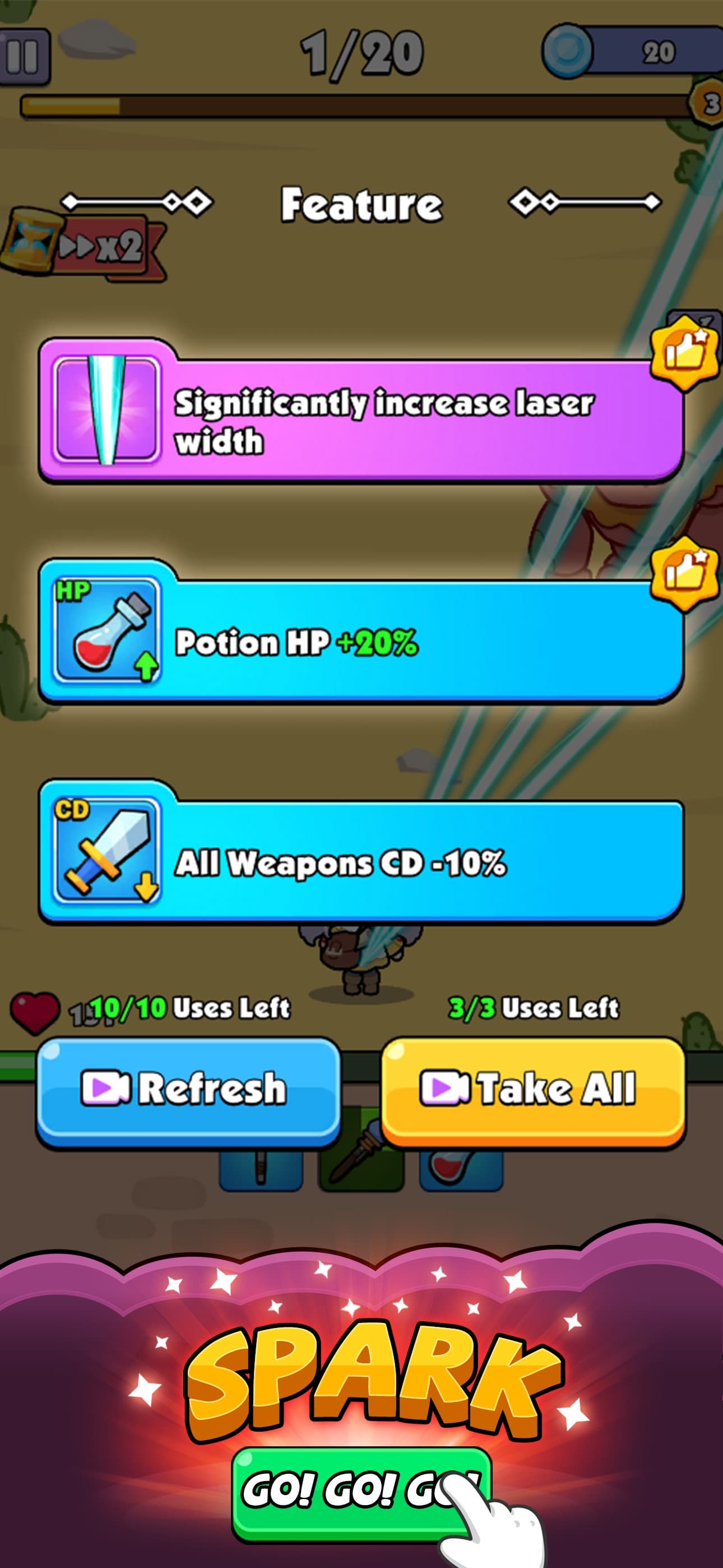 Rumble Bag: backpack battle screenshot 10 - screenshot
