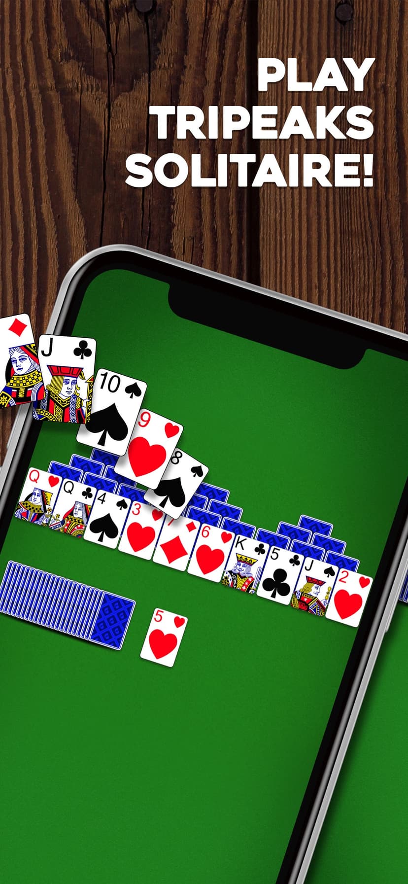 TriPeaks Solitaire: Card Game screenshot 1 - screenshot