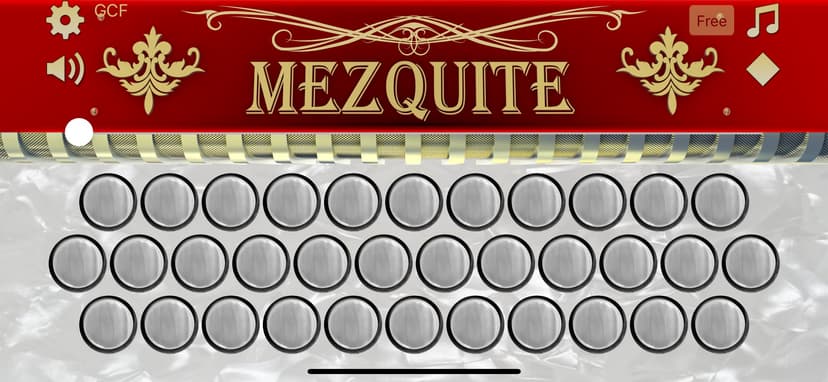Mezquite Diatonic Accordion screenshot 1 - screenshot