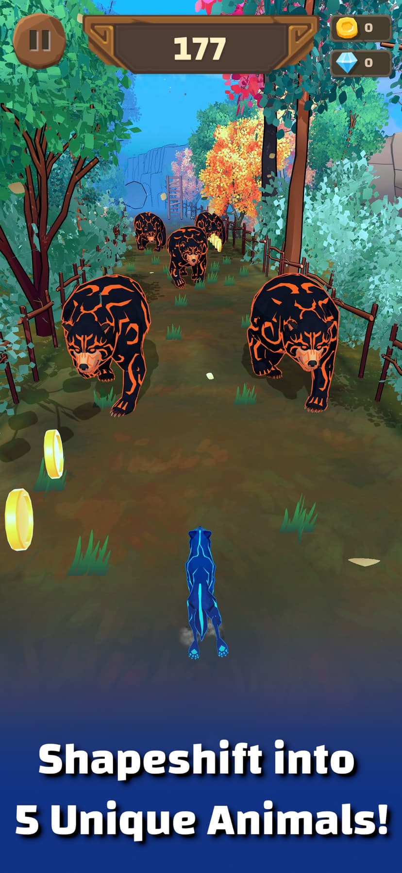 Shapeshifter: Animal Run screenshot 1 - screenshot