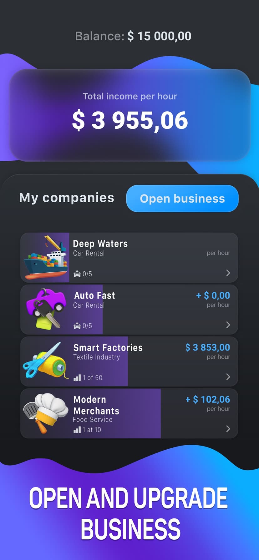 Finance Clicker: Trade Tycoon screenshot 2 - screenshot