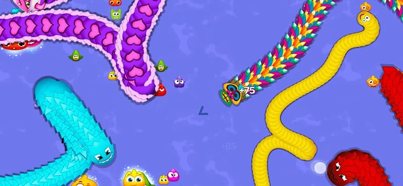 Worm Hunt: slither snake arena screenshot 2 - screenshot