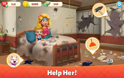 Baby Mansion-home makeover screenshot 4 - screenshot