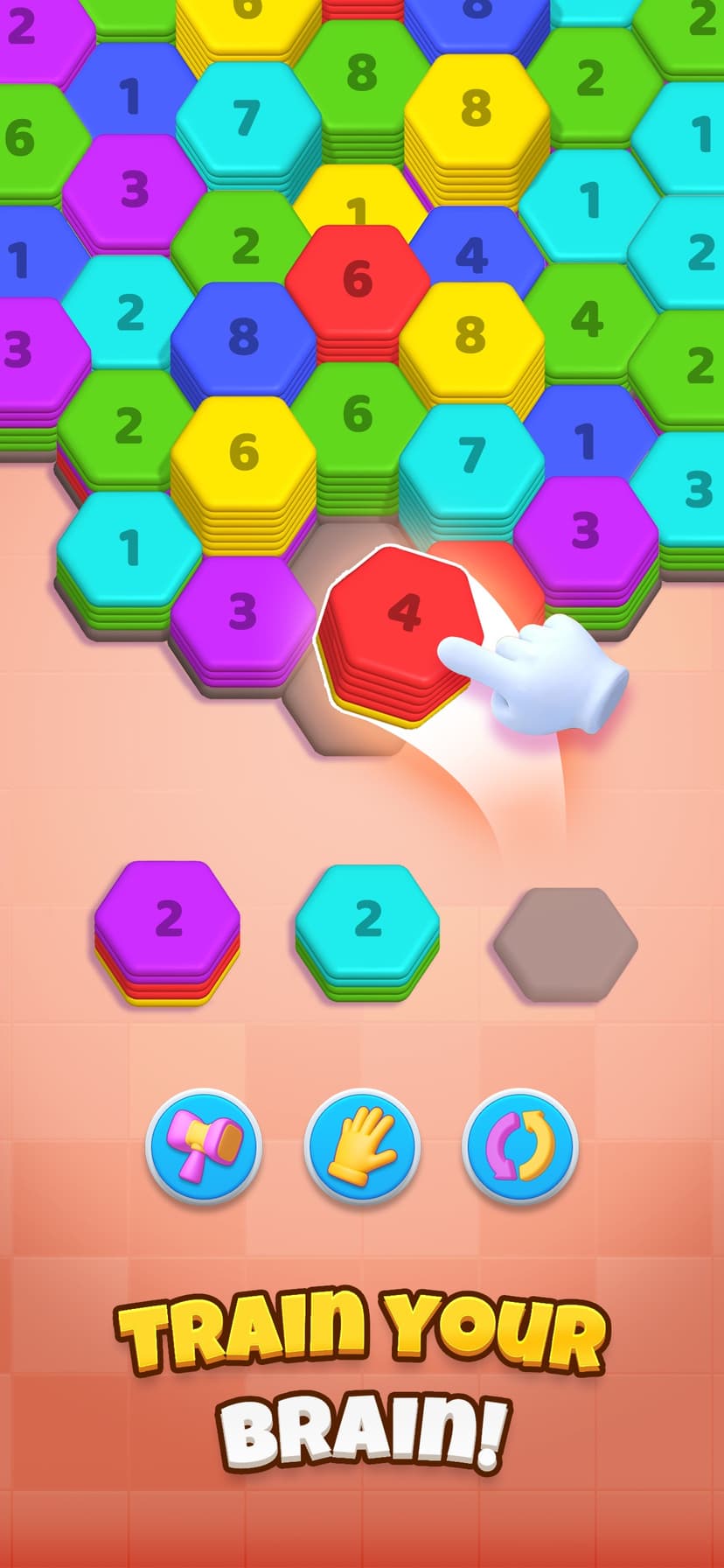 Hexa Crush screenshot 1 - screenshot