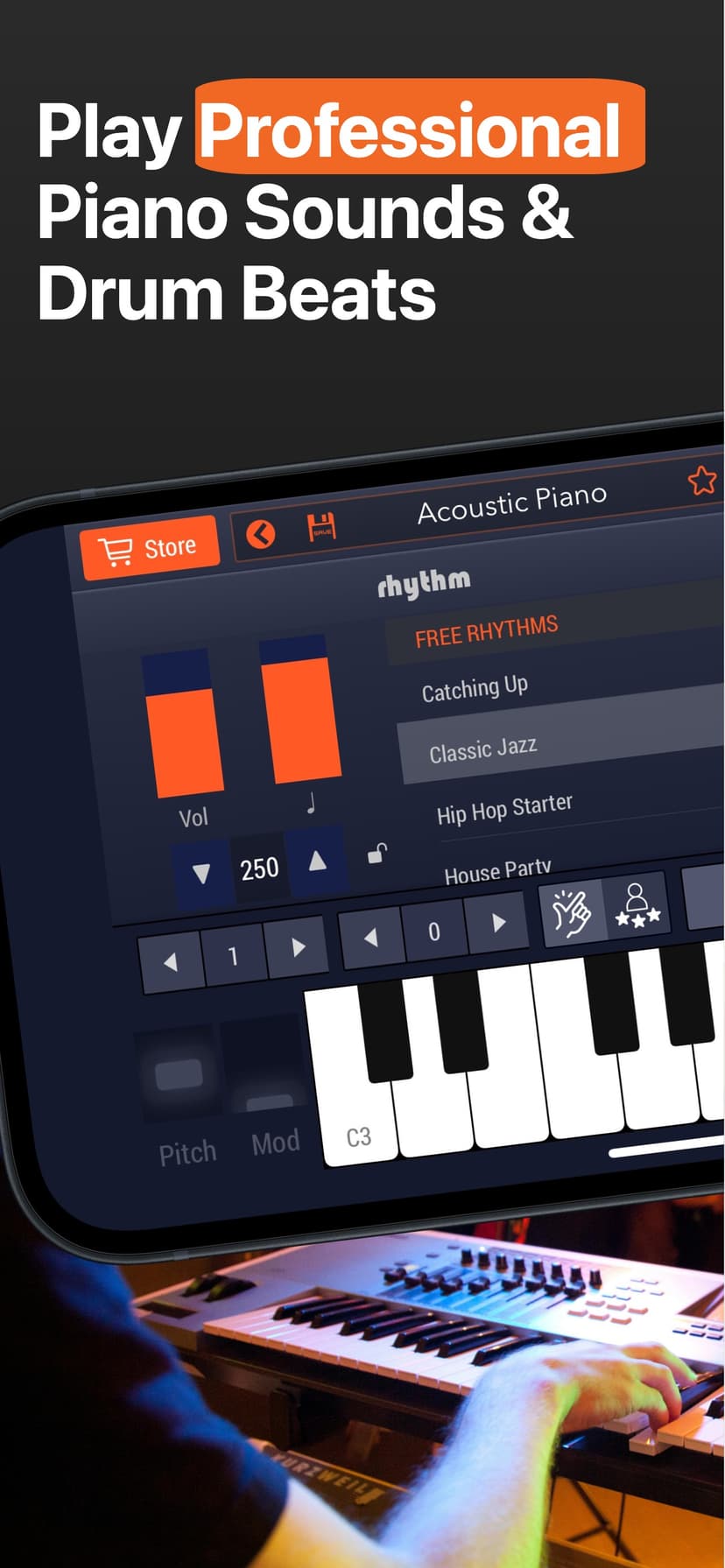 Piano Pro & Drum Music Studio screenshot 1 - screenshot