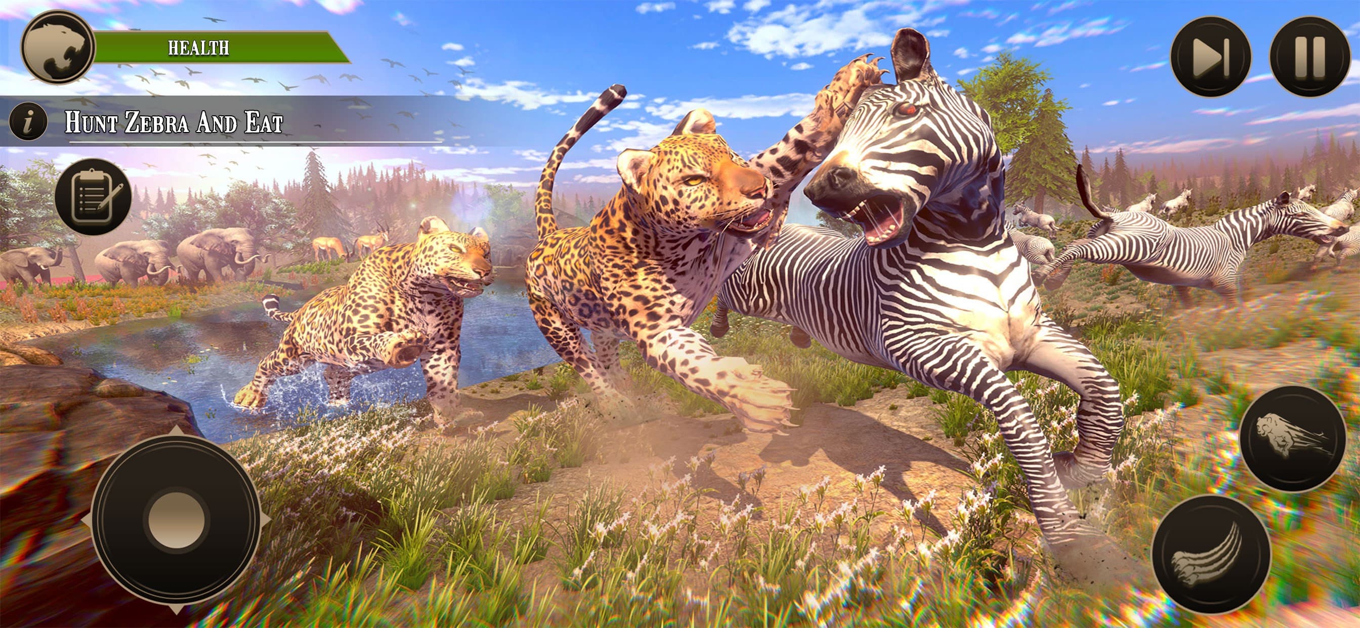 Wild Leopard Family Life Sim screenshot 1 - screenshot