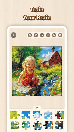 Jigsaw Puzzle - Countryside screenshot 2 - screenshot