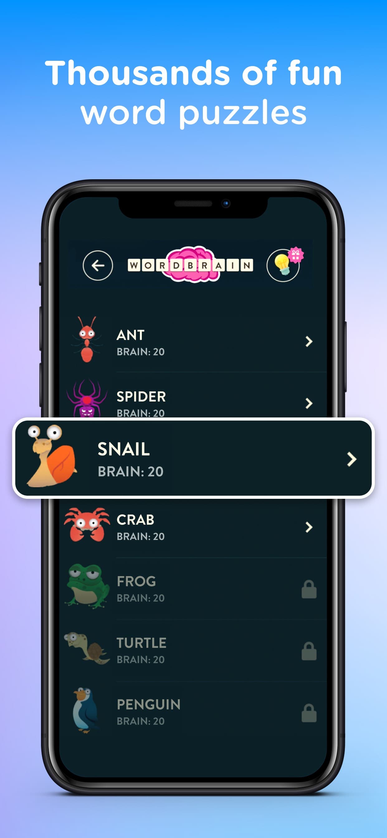 WordBrain: classic word puzzle screenshot 2 - screenshot