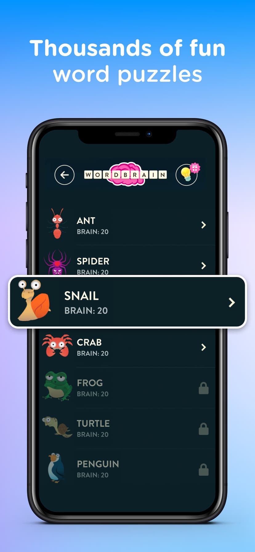 WordBrain: classic word puzzle screenshot 2 - screenshot