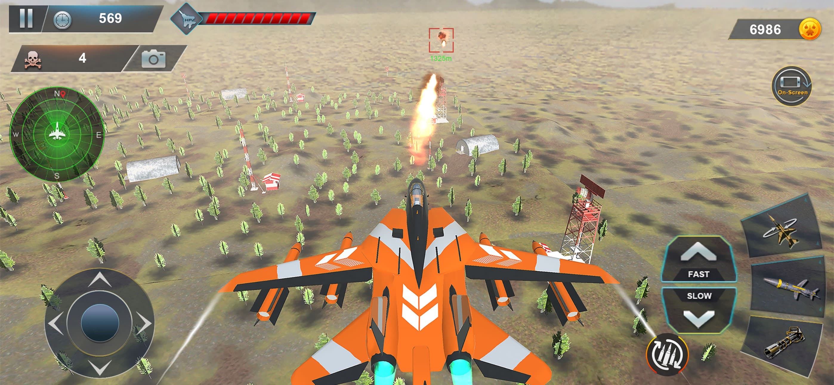 Airplane War Fighter Jet Games screenshot 7 - screenshot