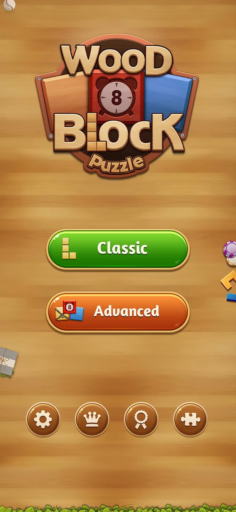 Wood Block Puzzle Classic screenshot 1 - screenshot