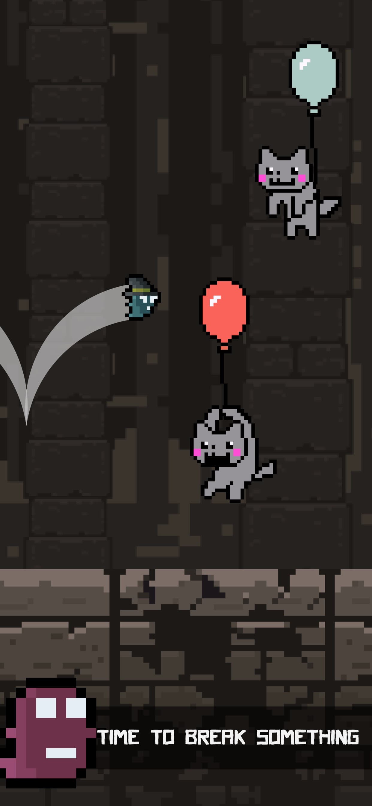 Break the Balloon: ghost & cat screenshot 2 - screenshot