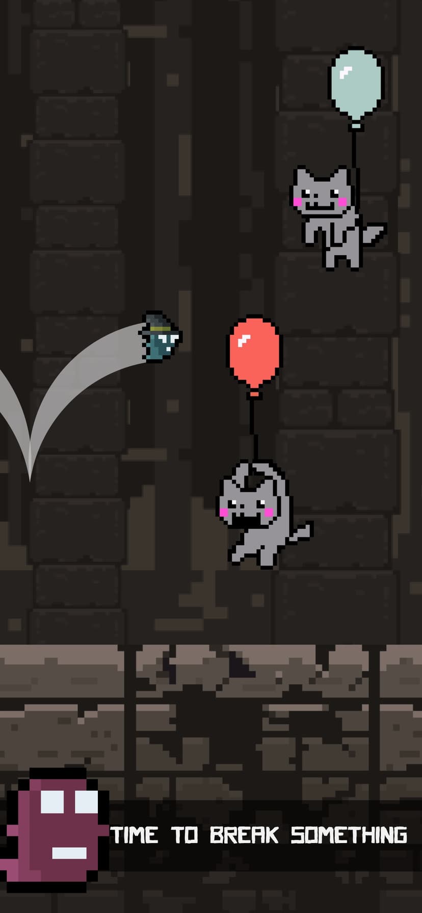 Break the Balloon: ghost & cat screenshot 2 - screenshot