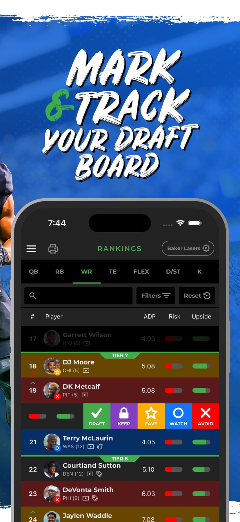 Fantasy Football Draft Kit UDK screenshot 7 - screenshot