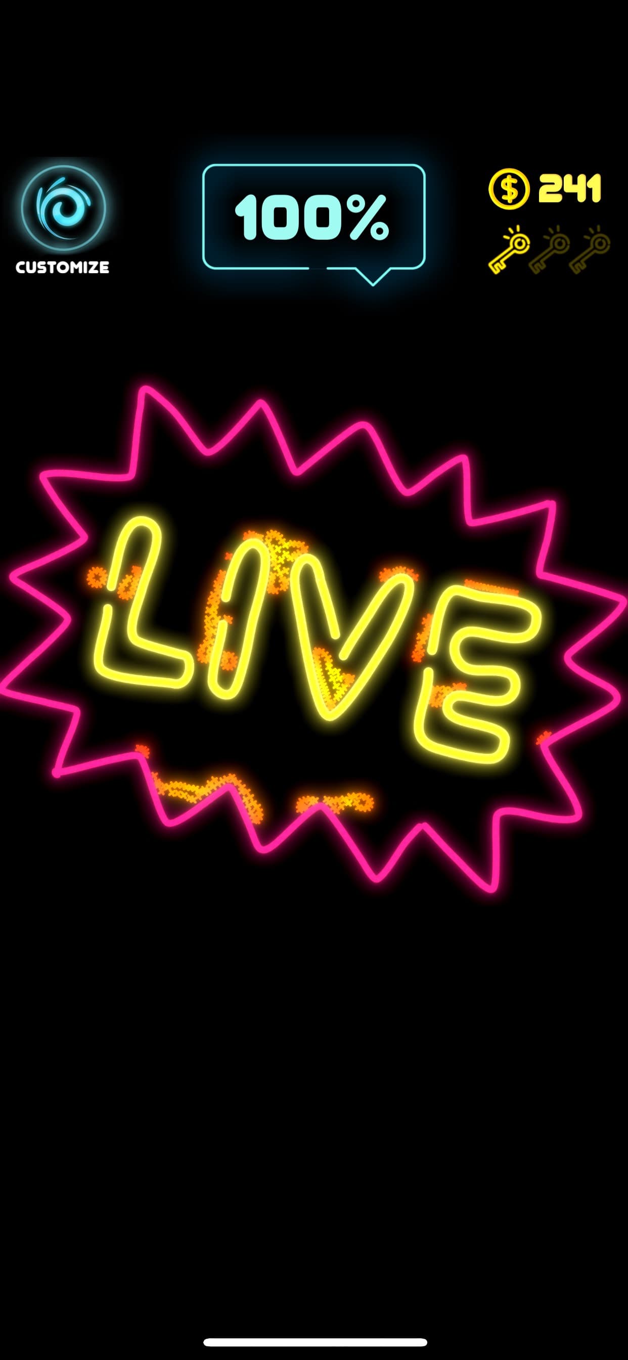 Neon Splash screenshot 1 - screenshot