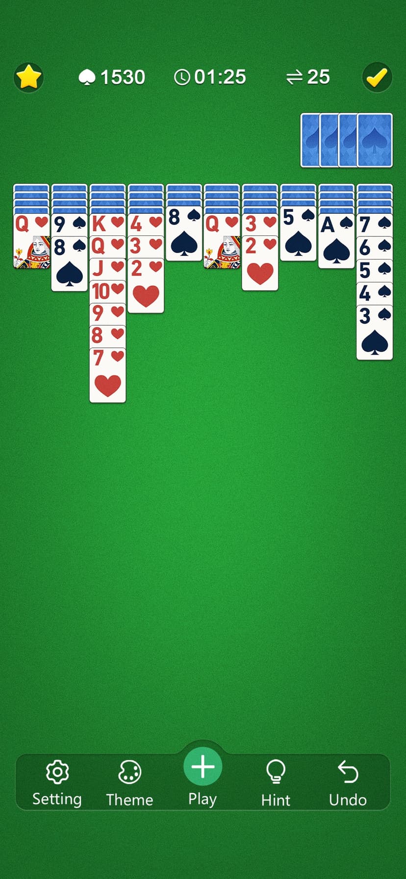 Classic Spider Solitaire Mania screenshot 2 - screenshot