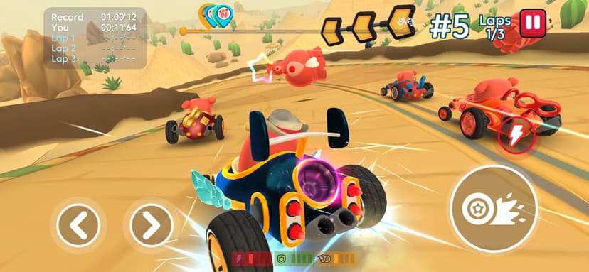 Starlit On Wheels: Super Kart screenshot 1 - screenshot