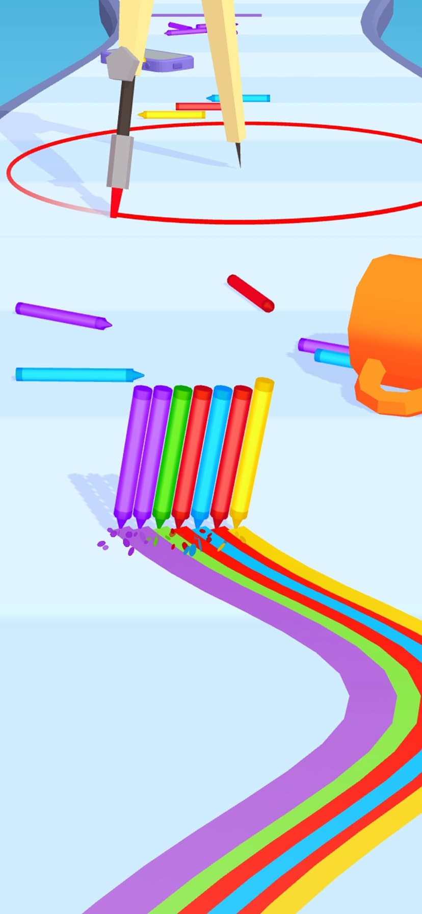Pencil Rush 3D screenshot 1 - screenshot