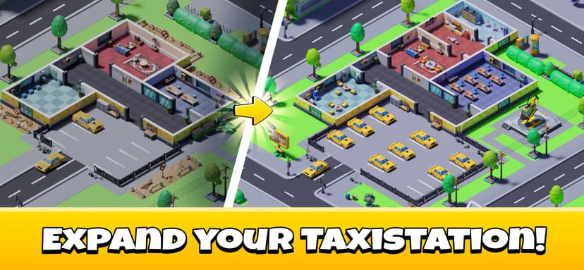 Idle Taxi Tycoon: Empire screenshot 1 - screenshot