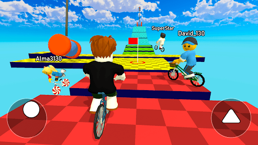 Obby bike: Parkour Adventure screenshot 1 - screenshot