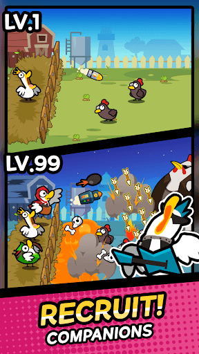 Duck vs Chicken : Idle Defense screenshot 2 - screenshot