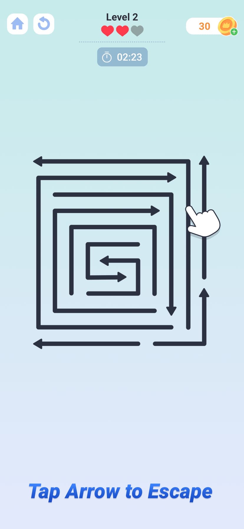 Arrow Out Puzzle screenshot 1 - screenshot
