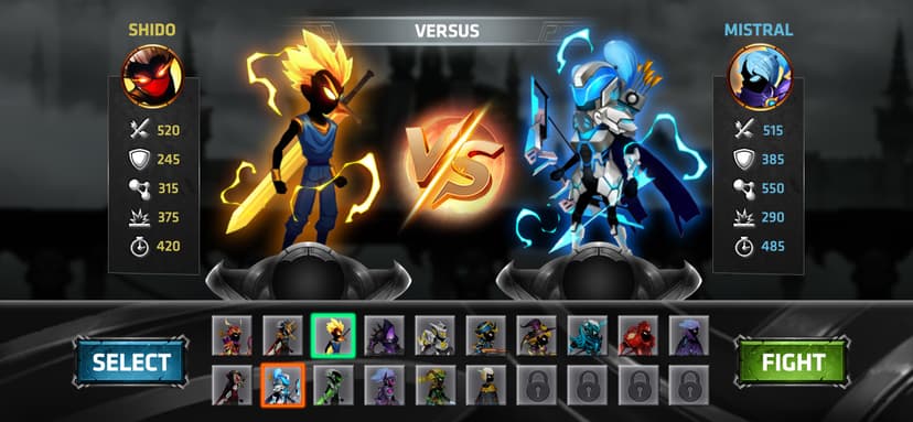 Stickman Legends Offline Games screenshot 1 - screenshot