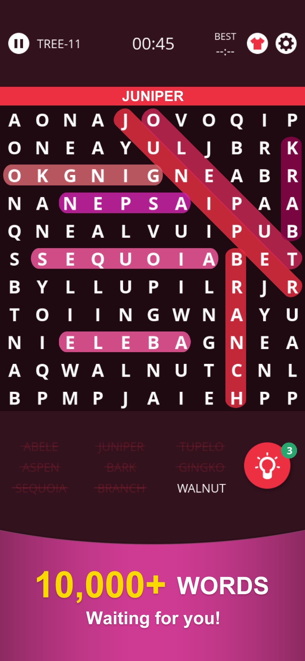 Word Search:Brain Puzzle Game screenshot 2 - screenshot