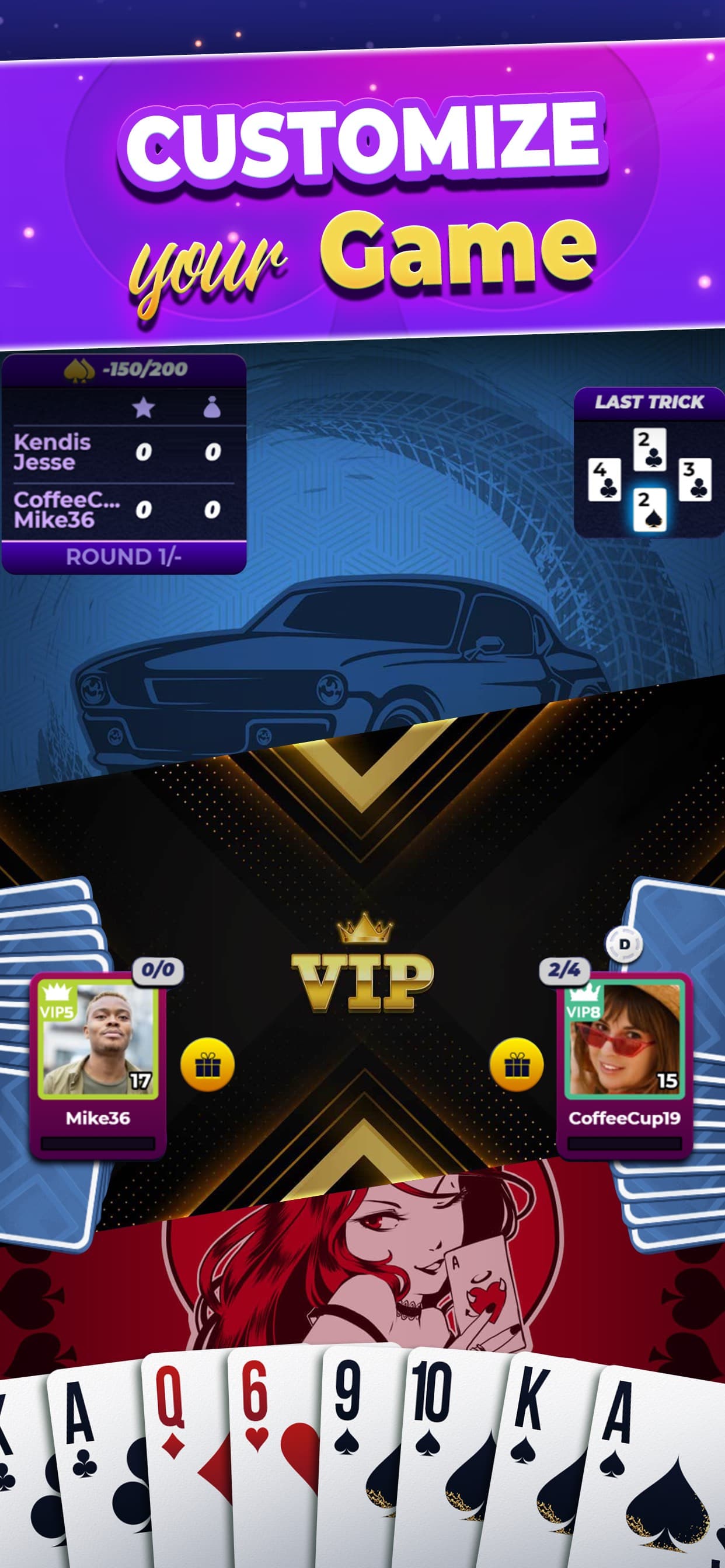 VIP Spades - Online Card Game screenshot 8 - screenshot