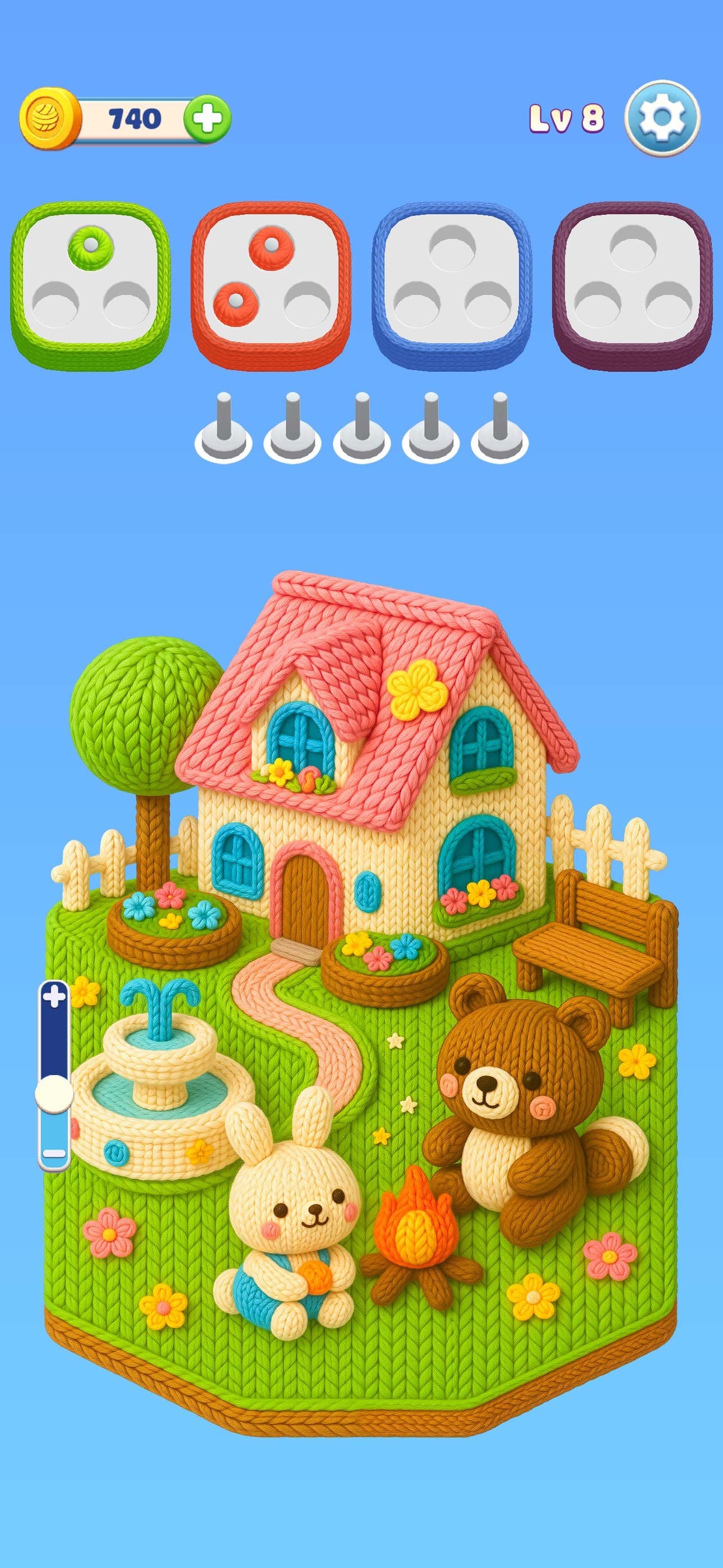 Wool Frenzy - Yarn Match 3D screenshot 4 - screenshot